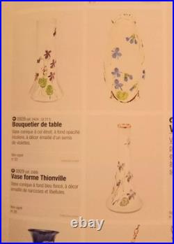 Superbe paire de Vases Legras Montjoie Saint Denis Art Nouveau réf 0928 P211