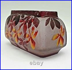 Theodore LEGRAS, Attribué à Jardinière en Pate de verre Art Nouveau Vase
