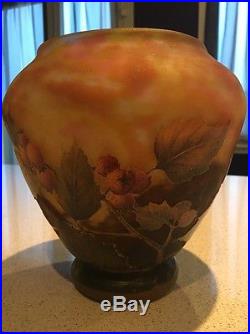 Très Joli Vase DAUM NANCY Ancien