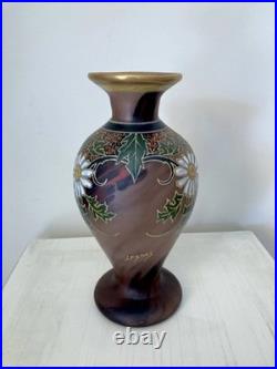 Très Beau Vase Legras Série Des Arabisants