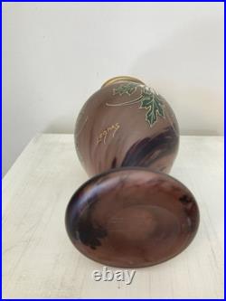 Très Beau Vase Legras Série Des Arabisants