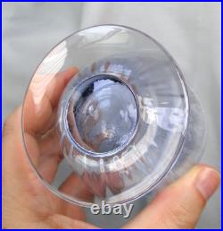 Tres Joli Vase Bleu En Cristal Clair Baccarat Tres Joli Vase Bleu En Cristal Clair Baccarat