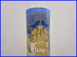 Tres Joli Vase Emaille Legras A Decor De Papillons