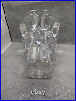 Très beau vase en cristal signé français