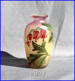 Très joli vase Muller fleurs curs de Marie éra Daum Gallé