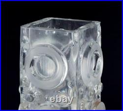 Uno Westerberg pour Pukeberg, Suède. Grand vase en verre d'art transparent Uno Westerberg pour Pukeberg, Suède. Grand vase en verre d'art transparent