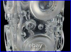 Uno Westerberg pour Pukeberg, Suède. Grand vase en verre d'art transparent Uno Westerberg pour Pukeberg, Suède. Grand vase en verre d'art transparent