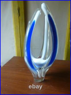 VASE COQUILLE 1955 SIGNE PAUL KEDELV FLYGOFORS SUEDE 26cm