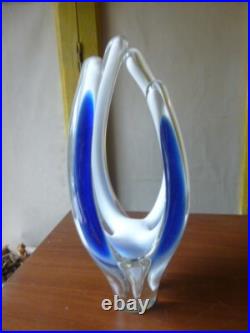 VASE COQUILLE 1955 SIGNE PAUL KEDELV FLYGOFORS SUEDE 26cm