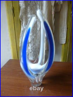 VASE COQUILLE 1955 SIGNE PAUL KEDELV FLYGOFORS SUEDE 26cm