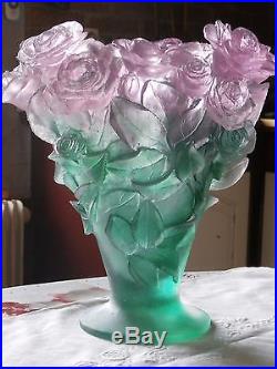 Vase Daum Roses