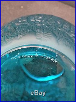 Vase Lalique Modele Biche Signe R Lalique France Superbe Etat (a100)