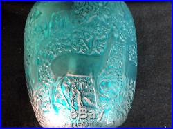 Vase Lalique Modele Biche Signe R Lalique France Superbe Etat (a100)