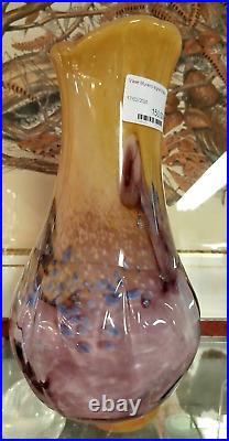 VASE Verre Souffle VERRERIE Signature G. MILESI Decoration Polychrome 15MAG 17/02 VASE Verre Souffle VERRERIE Signature G. MILESI Decoration Polychrome 15MAG 17/02