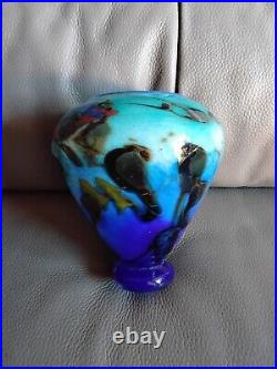 Vase Aconito 1994 Biot Verrerie