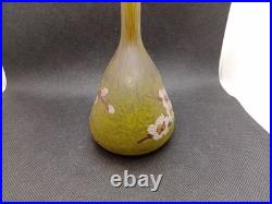 Vase Ancien Soufflé Multicouche Signé DELATTE NANCY. M A