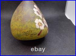 Vase Ancien Soufflé Multicouche Signé DELATTE NANCY. M A