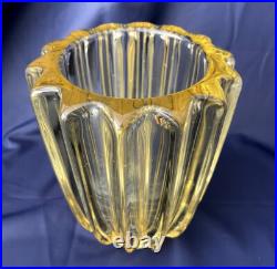 Vase Art Deco De Couleur Jaune P Davesn Bouquet De Fleurs Deco