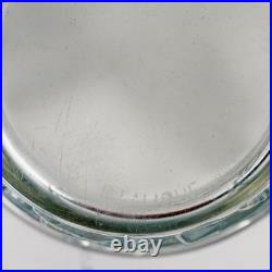 Vase Art Déco Grives Verre Patine Bleu René Lalique R. Lalique Glass Birds