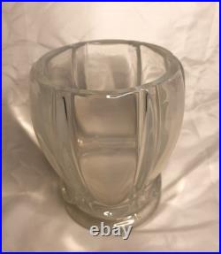 Vase Art Déco en verre opalescent Verlys France