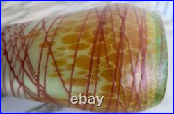 Vase Art Nouveau verre irisé trilobe Pallme Conige & Abbel Kralik