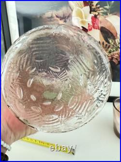 Vase Art Nouveau verre violet émaillé fleurs ROSES LEGRAS