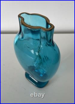 Vase Baccarat décor émaillé