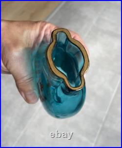 Vase Baccarat décor émaillé