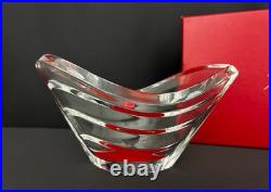 Vase Baccarat modèle Wave en cristal massif Coffret d'origine