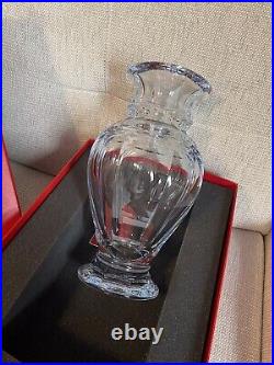 Vase Balustre Cristal Clair Baccarat Harcourt Eye Louxor Massena Neuf