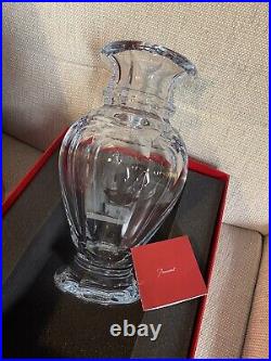 Vase Balustre Cristal Clair Baccarat Harcourt Eye Louxor Massena Neuf