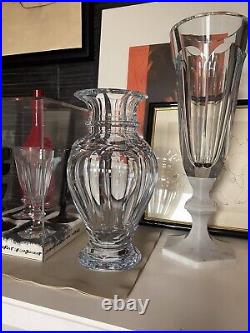 Vase Balustre Cristal Clair Baccarat Harcourt Eye Louxor Massena Neuf