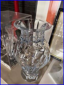 Vase Balustre Cristal Clair Baccarat Harcourt Eye Louxor Massena Neuf