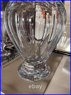 Vase Balustre Cristal Clair Baccarat Harcourt Eye Louxor Massena Neuf