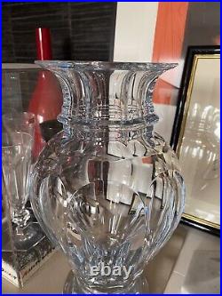 Vase Balustre Cristal Clair Baccarat Harcourt Eye Louxor Massena Neuf