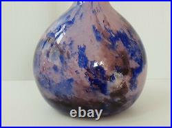 Vase Berluze Art Nouveau 1900 En Verre Dlg Daum Lorrain 1900s