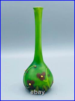 Vase Bijou Art Deco Verre Travail Chalumeau Charles Schneider Le Verre Francais