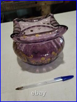 Vase Boule Émaillé Legras