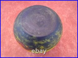 Vase Boule Epoque Art Deco En Pate De Verre Lorrain, Daum Vase Boule Epoque Art Deco En Pate De Verre Lorrain, Daum