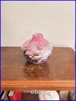 Vase Boule Michele Luzoro Verrerie Biot Verre Soufflé Lampe Inclusion OR Rose Vase Boule Michele Luzoro Verrerie Biot Verre Soufflé Lampe Inclusion OR Rose