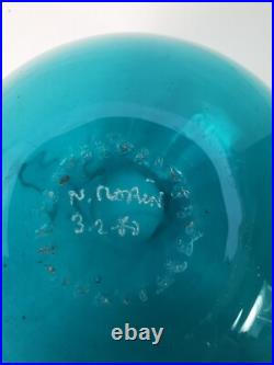 Vase Boule Soliflore en verre soufflé NICOLAS MORIN