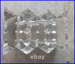 Vase Colombine en cristal de Baccarat. Belle pièce de collection