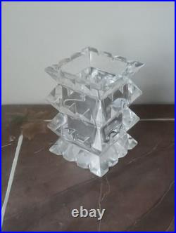 Vase Colombine en cristal de Baccarat. Belle pièce de collection