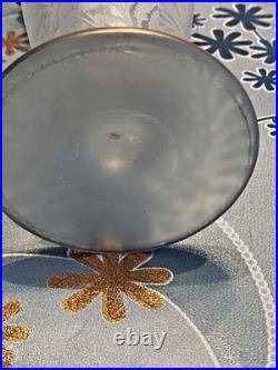 Vase Conique De Théodore Legras Décor Mimosa