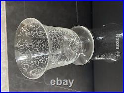 Vase Cristal Baccarat H13cm gravéModèle Michelangelo/Miche AngeEstampillé