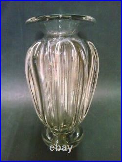 Vase Cristal Soufle Daum Nancy Art Deco Hauteur 24.5 CM