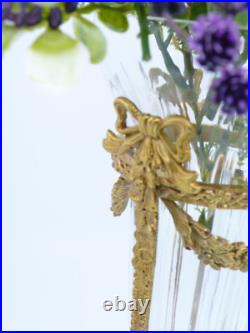 Vase Cristal et Laiton Haut de Gamme Vase Cristal et Laiton Haut de Gamme