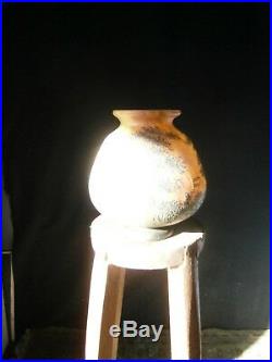 Vase DAUM NANCY Pâte De Verre Dégagée à Lacide époque 1900