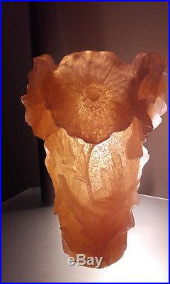 Vase Daum Anemones