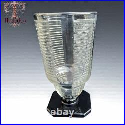 Vase Daum Nancy France Période Art Deco 1930 Forme Moderniste 2/2